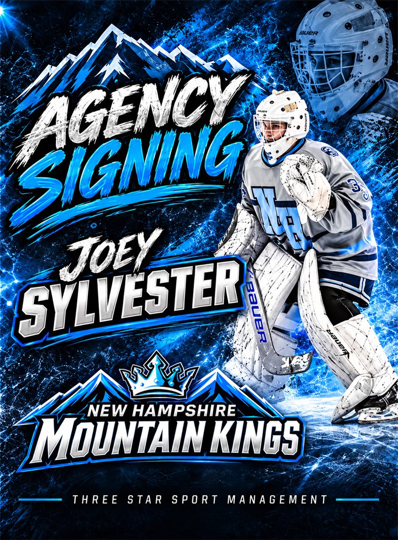 Joey Sylvester — Agency Signing, New Hampshire Mountain Kings